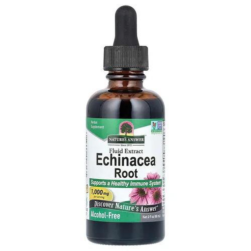 Nature's Answer, Equinácea, Sin alcohol, 1000 mg, 60 ml (2 oz. líq.)