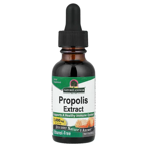 Nature's Answer, Extracto de propóleo, Sin etanol, 30 ml (1 oz. líq.)