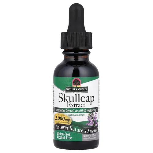 Nature's Answer, Extracto de escutelaria, Sin alcohol, 665 mg, 30 ml (1 oz. líq.)