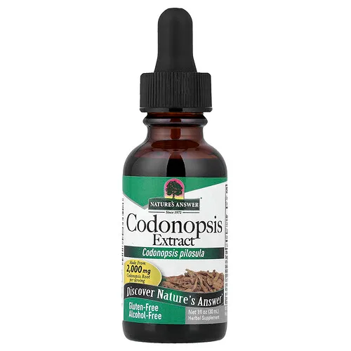 Nature's Answer, Extracto de Codonopsis, Sin alcohol, 30 ml (1 oz. líq.)