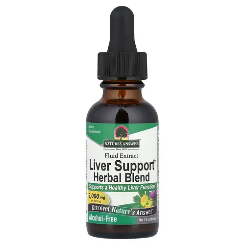 Nature's Answer, Mezcla herbal de refuerzo hepático, Extracto fluido, Sin alcohol, 2000 mg, 30 ml (1 oz. líq.)