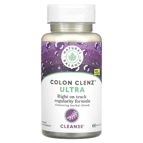 Natural Balance, Ultra Colon Clenz, 60 cápsulas vegetales
