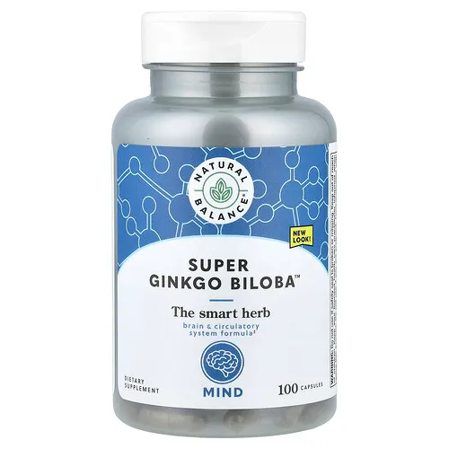 Natural Balance, Super Ginkgo Biloba™, 100 cápsulas