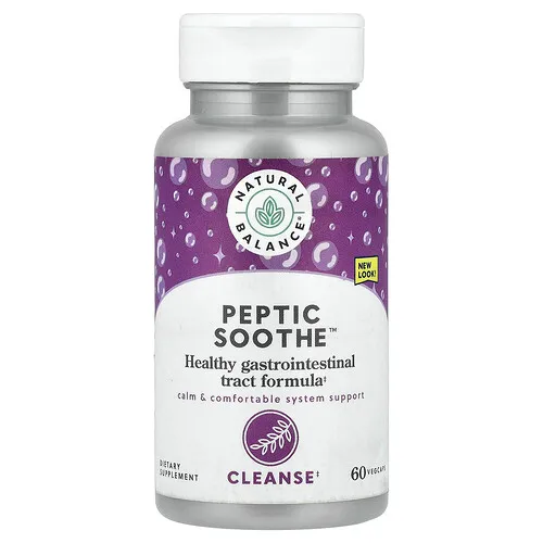 Natural Balance, Peptic Soothe™, 60 cápsulas vegetales