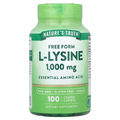 Nature's Truth, L-lisina, 1000 mg, 100 comprimidos comprimidos