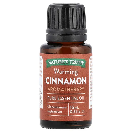 Nature's Truth, Aceite esencial puro, Canela para calentar, 15 ml (0,51 oz. Líq.)