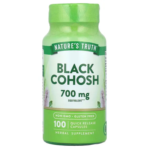 Nature's Truth, Cimífuga, 700 mg, 100 cápsulas de liberación rápida
