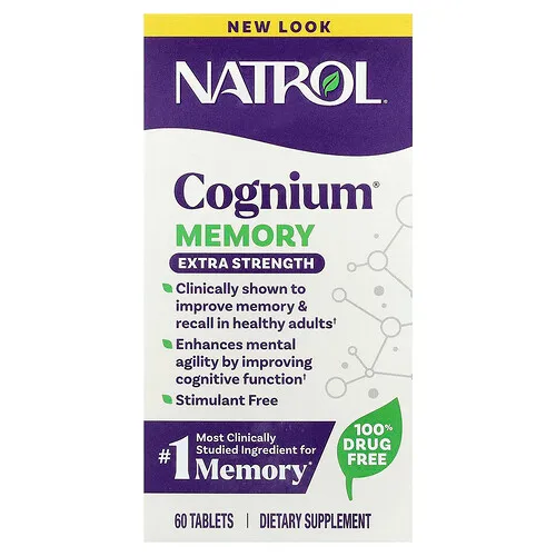 Natrol, Cognium® Memory, 200 mg, 60 comprimidos