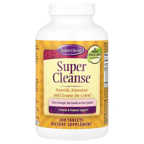 Nature's Secret, Super Cleanse, 200 comprimidos