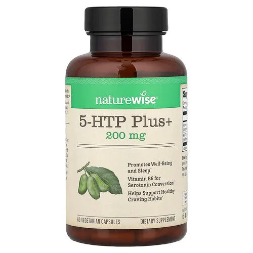 NatureWise, 5-HTP Plus y más, 60 cápsulas vegetales