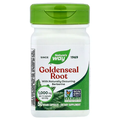 Nature's Way, Raíz de sello de oro, 50 cápsulas veganas (333 mg por cápsula)
