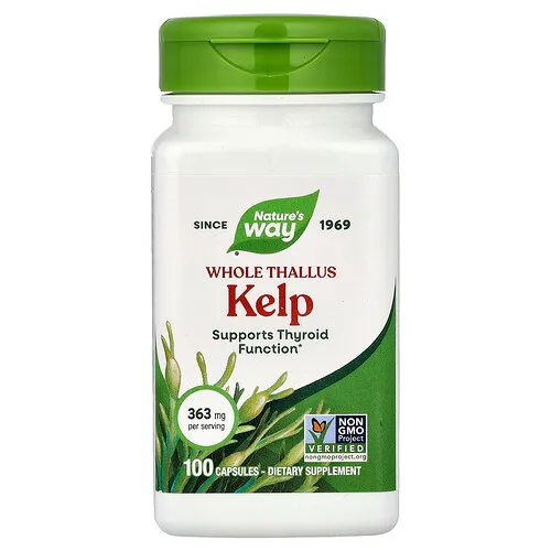 Nature's Way, Kelp de talo entero, 363 mg, 100 cápsulas