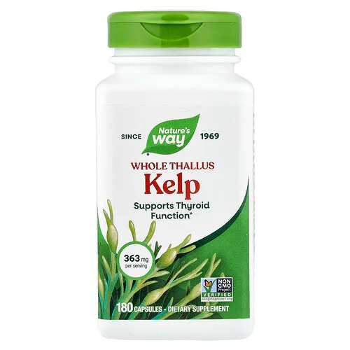 Nature's Way, Kelp de talo entero, 180 cápsulas