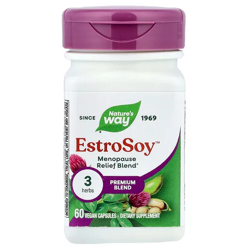 Nature's Way, EstroSoy™, Mezcla prémium, 60 cápsulas veganas