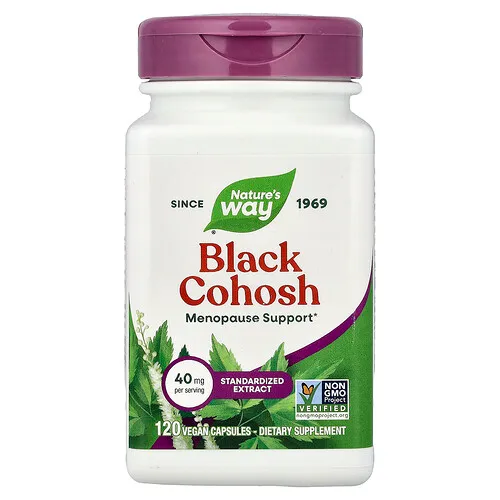 Nature's Way, Cimífuga, 40 mg, 120 cápsulas veganas