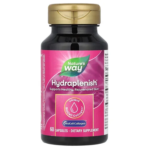 Nature's Way, Hydraplenish®, 60 cápsulas (0,5 g por cápsula)