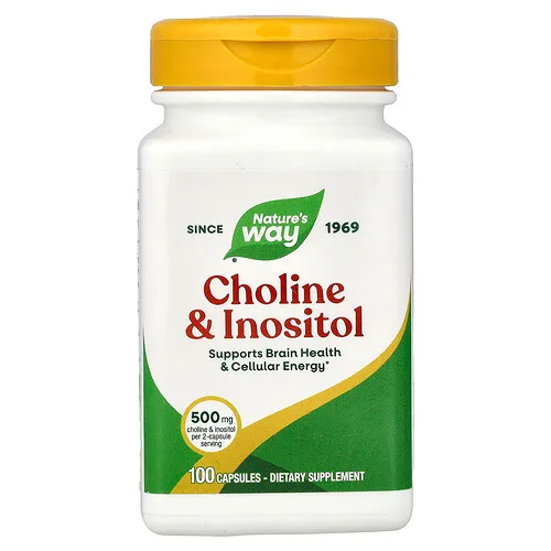 Nature's Way, Colina e inositol, 100 cápsulas
