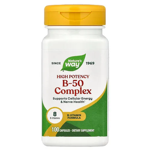 Nature's Way, Complejo B-50, 100 cápsulas