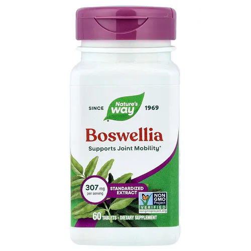 Nature's Way, Boswellia, 307 mg, 60 comprimidos