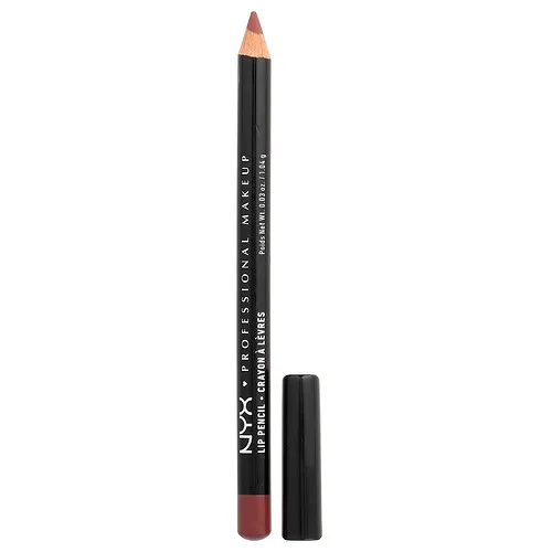 NYX Professional Makeup, Lápiz labial fino, 809 Mahogany, 1,04 g (0,03 oz)
