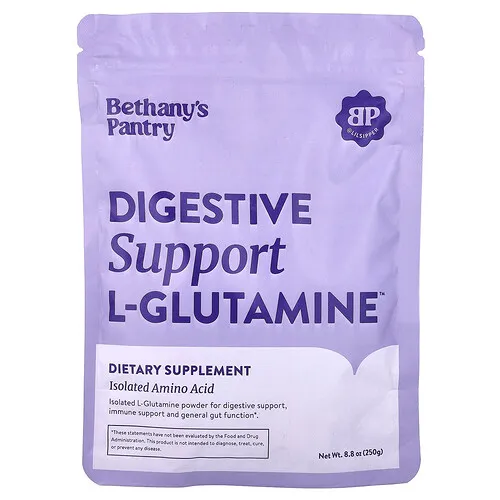Nuzest, Bethany's Pantry, Digestive Support L-Glutamine™, L-glutamina para reforzar el sistema digestivo, 250 g (8,8 oz)
