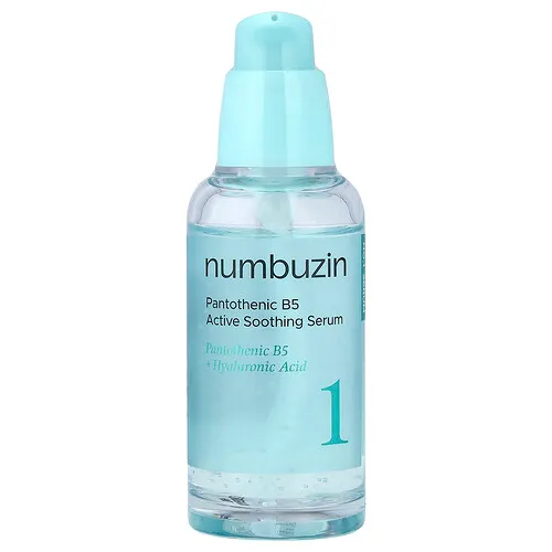 Numbuzin, Pantoténico con vitamina B5 n.º 1, Sérum activo calmante con vitamina B5, 50 ml (1,69 oz. líq.)
