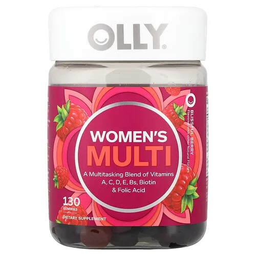OLLY, Multicolor para mujeres, Blissful Berry`` 130 gomitas