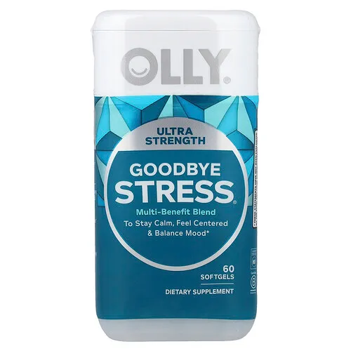 OLLY, Goodbye Stress®, 60 cápsulas blandas