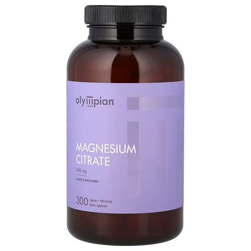Olympian Labs, Citrato de magnesio, 300 mg, 133 cápsulas (133 mg por cápsula)