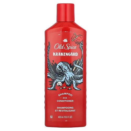 Old Spice, Champú y acondicionador 2 en 1, Krakengard, 400 ml (13,5 oz. líq.)