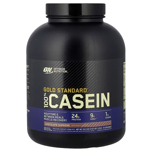 Optimum Nutrition, Caseína 100 % Gold Standard®, Chocolate supremo, 1,8 kg (3,97 lb)