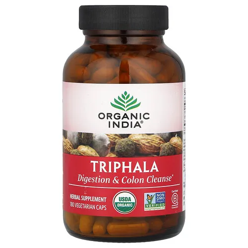 Organic India, Triphala, 180 cápsulas vegetales