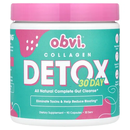 Obvi, Collagen Detox, 90 cápsulas