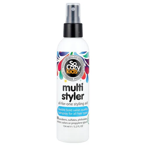 SoCozy, Niños, Multi Styler, Suplemento de peinado todo para uno, Todo tipo de cabello, 154 ml (5,2 oz. líq.)