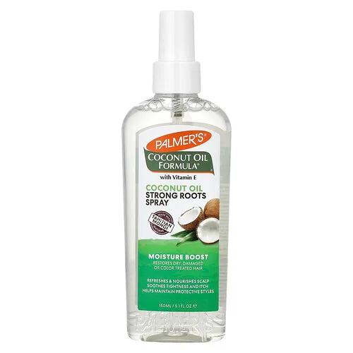 Palmer's, Coconut Oil Formula® con vitamina E, Spray para raíces fuertes, Aumento de la humectación, 150 ml (5,1 oz. líq.)