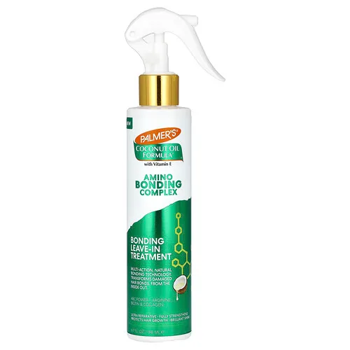 Palmer's, Fórmula de aceite de coco con vitamina E, Complejo de unión de aminoácidos, Tratamiento adhesivo sin enjuague, 198 ml (6,7 oz. líq.)