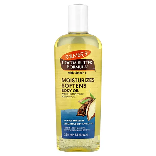 Palmer's, Fórmula de manteca de cacao, Aceite corporal humectante, Ligeramente perfumado, 250 ml (8,5 oz. Líq.)
