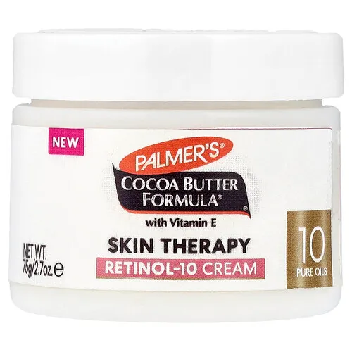 Palmer's, Cocoa Butter Formula® con vitamina E, Terapia para la piel, Crema con retinol-10, 75 g (2,7 oz)