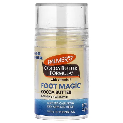 Palmer's, Cocoa Butter Formula® con vitamina E, Foot Magic®, Reparación intensiva de talones, 25 g (0,9 oz)