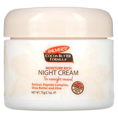 Palmer's, Cocoa Butter Formula® con vitamina E, Crema humectante para la noche, 75 g (2,7 oz)