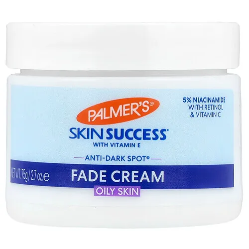 Palmer's, Skin Success® con vitamina E, Crema antimanchas antimanchas oscuras con vitamina E, Piel grasa, 75 g (2,7 oz)