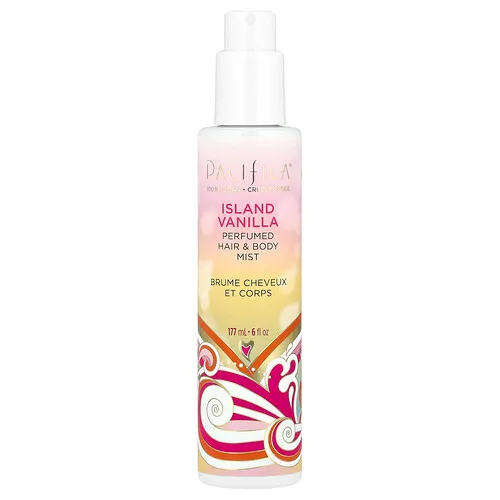 Pacifica, Bruma perfumada para el cabello y el cuerpo, Vainilla isleña, 177 ml (6 oz. Líq.)