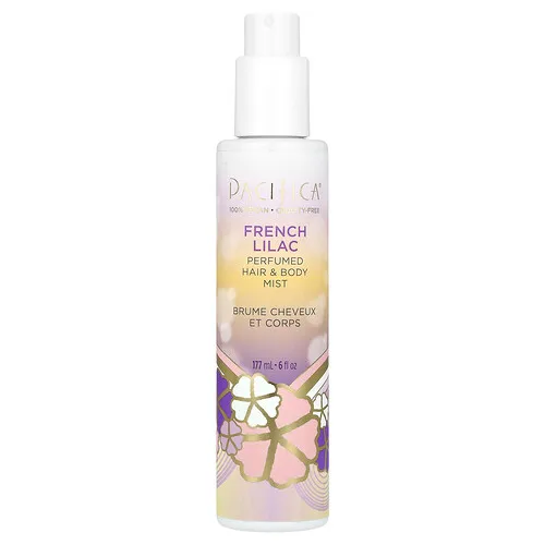 Pacifica, Bruma perfumada para el cabello y el cuerpo, Lila francés, 177 ml (6 oz. Líq.)