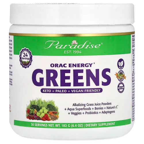 Paradise Herbs, ORAC Energy®, Verduras de hoja, 182 g (6,4 oz)