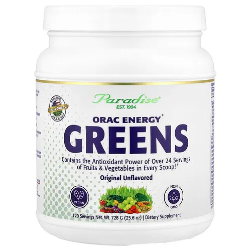 Paradise Herbs, ORAC Energy®, Suplemento de verduras, Original sin sabor, 728 g (25,6 oz)