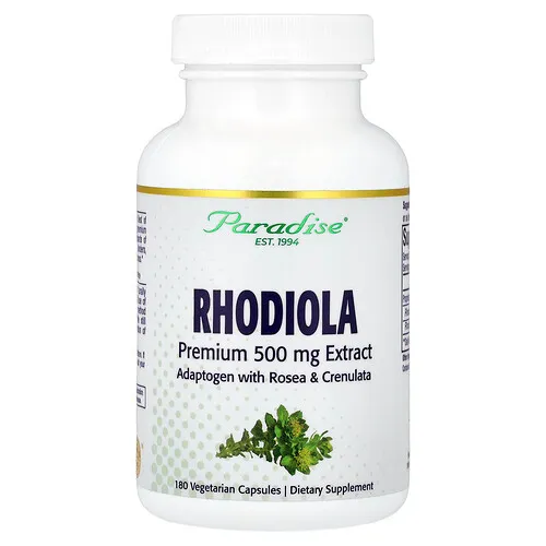 Paradise Herbs, Rhodiola , 180 Vegetarian Capsules