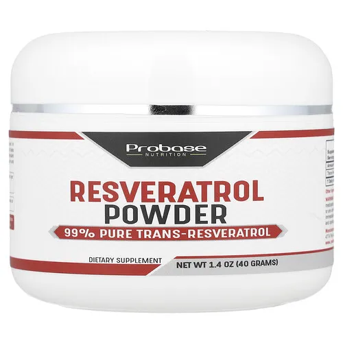Probase Nutrition, Resveratrol en polvo, 40 g (1,4 oz)