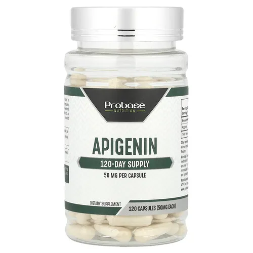 Probase Nutrition, Apigenina, 50 mg, 120 cápsulas