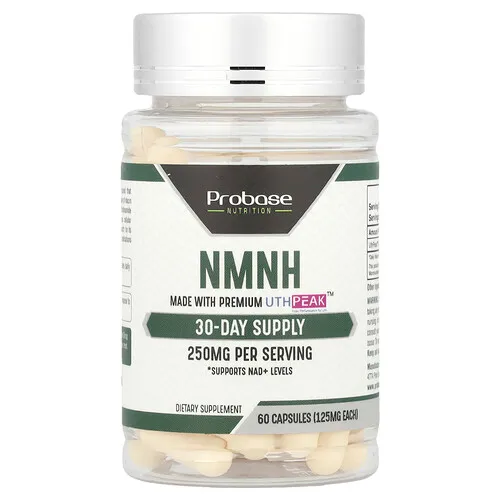 Probase Nutrition, NMNH, 60 cápsulas (125 mg por cápsula)