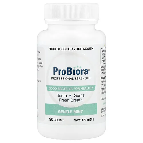 ProBiora, Dental Probiotics, Menta suave, 90 comprimidos